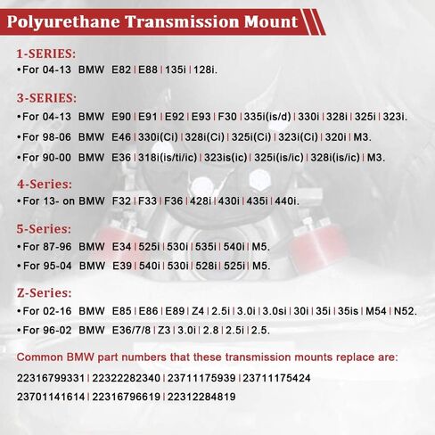 نقل جبل OEM استبدال متوافق ل BMW E34 E36 E39 E46 E82 E88 E90 E91 E92 E93 F22 F23 F30 F32 F33 F36 F80 F82 F83 Z3 in Saudi Arabia