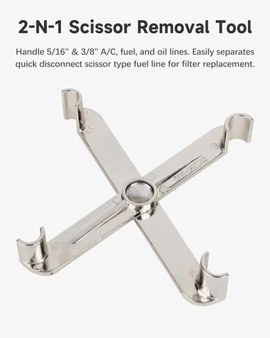 مجموعة أدوات قطع خط الوقود 25 قطعة مجموعة أدوات قطع رئيسية سريعة لقطع خط تبريد زيت ناقل الحركة الميكانيكي المتوافق مع Ford Chevy GM More، أحمر in Kuwait