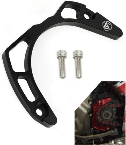 AUTOVIC CNC Aluminum Case Chain Saver Guard Engine Cases Protection for Yamaha Raptor 700 GYTR 2007 Raptor 700R YFM700 2006-2019 Black 1 Set ATV Parts Frame Slider Protection in Saudi Arabia