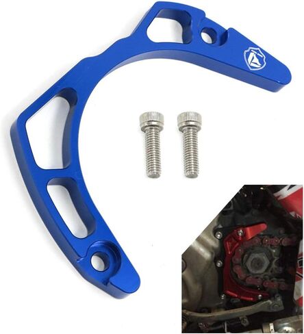 AUTOVIC CNC Aluminum Case Chain Saver Guard Engine Cases Protection for Yamaha Raptor 700 GYTR 2007 Raptor 700R YFM700 2006-2019 Black 1 Set ATV Parts Frame Slider Protection in Saudi Arabia