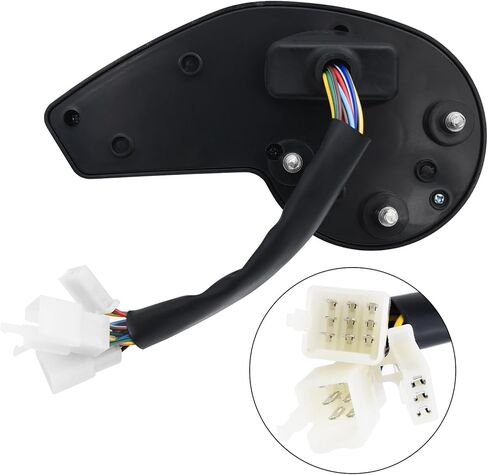 عداد سرعة الدراجة النارية من كاولالي، 12000 دورة في الدقيقة، عداد مسافات LCD رقمي عالمي، عداد سرعة الدوران، عداد سرعة الدوران، لوحة القيادة، عداد السرعة للبرازيل 250 RPS Hawk 250 in Kuwait