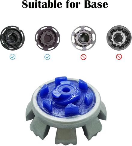 مرابط الجولف، 28 قطعة من مسامير أحذية الجولف البديلة مع قطعة واحدة من مفتاح ربط مسامير الجولف سهل التركيب للجولة السريعة القفل (رمادي أزرق) LONGKUN in Kuwait