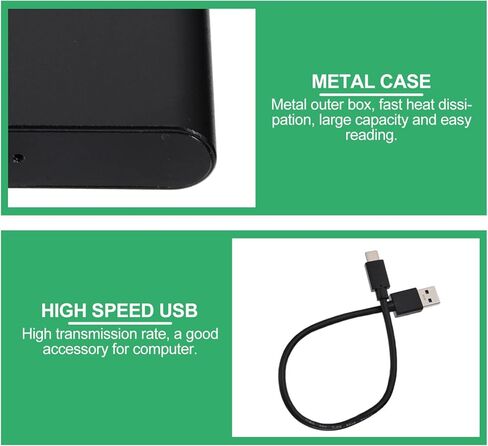 محرك أقراص SSD خارجي محمول سعة 64 جيجابايت قطعتان محرك أقراص الحالة الصلبة الخارجي USB 3.1 نوع C SSD تخزين موثوق به نقل بيانات عالي السرعة قرص صلب خارجي لمصور الألعاب in Kuwait