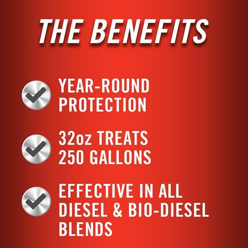 STA-BIL Diesel All-Season - Anti-Gel - Cetane Boost - Cleans And Lubricates Fuel System - Water Demulsification - Treats 150 Gallons -Effective In All Diesel And Bio-Diesel, 20 fl. oz. (15226) , Orange in Saudi Arabia