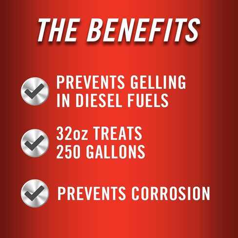 STA-BIL Diesel Winter Ant-Gel - Prevents Fuel Gelling Down to -40 Degrees Fahrenheit - Cleans Injectors - Treats 250 Gallons of Diesel Fuel, 32 fl. oz. (15215) in Saudi Arabia