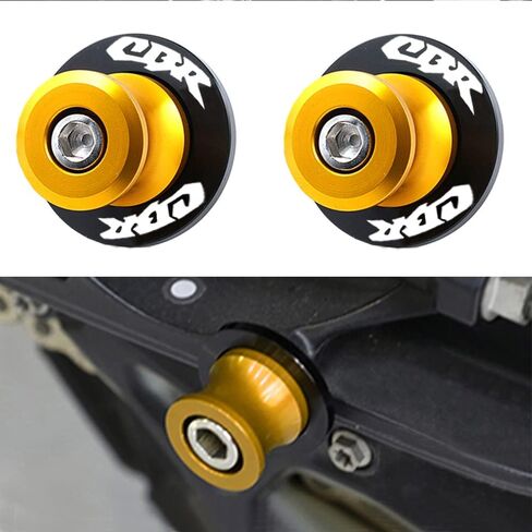 2 قطعة 8 مم M8 x1.5 بكرات ذراع متأرجحة للدراجة النارية، تناسب Honda CBR150 CBR100f CBR1000rr CBR1100xx CBR125 CBR250 CBR400rr CBR400f CBR450sr CBR600rr CBR600f CBR900rr CBR954rr (رمادي) in Kuwait