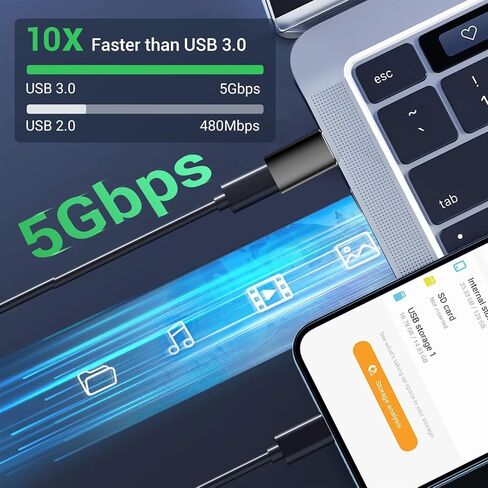 4 عبوات من Temdan [2*Lightning إلى USB C]&[2*USB C إلى USB A] لساعة Apple Watch Ultra 8 9، iPhone 15 Pro Max 14 13 12، AirPods، ناقل شحن سريع PD، موصل شاحن من النوع C، وليس لـ الصوت/OTG-أسود in Saudi Arabia