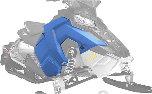 لوحة الجانب الأيمن مطلية بمركبة الثلج Polaris in Saudi Arabia