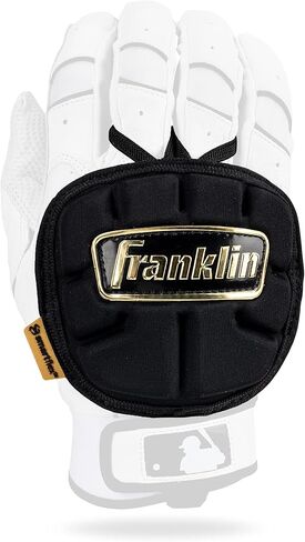واقي اليد للبيسبول من Franklin Sports - واقي اليد للبالغين من سلسلة PRT LT للضرب - درع اليد الواقي لضاربي اليد اليمنى + اليسرى - مقاس واحد قابل للتعديل - للبالغين in Saudi Arabia