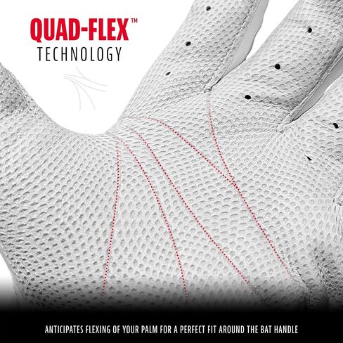 Franklin Sports MLB Batting Gloves - Neo Classic II Adult Batting Gloves Pair - Baseball + Softball Batting Gloves in Saudi Arabia