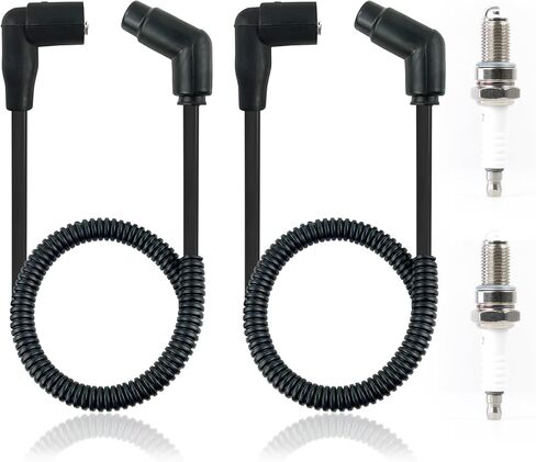 15in/24.4in Spark Plug Wire For Can-Am Renegade 500 570 650 800 800R 1000 Outlander 330 400 500 570 650 800 1000 Maverick Trail 800 800R 1000 Defender HD10 HD8 Commander 800 800R 1000 Traxter HD8 HD10 in Saudi Arabia