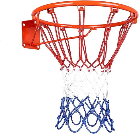 Sporting Goods Basketball Net Replacement, All Weather Anti Whip Basketball Net Heavy Duty Outdoor, Fits Standard 12 Loops Rims in Saudi Arabia