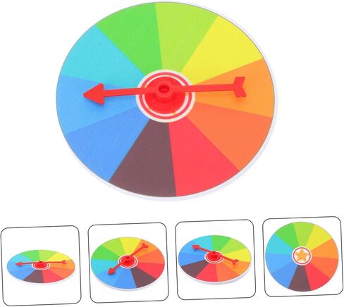 TOYANDONA 3 Pcs Lucky Draw Wheel Prize Draw Wheel Easy As Pie Crossword Puzzles Spiral Bound for Game Prize Wheel Large Prize Wheel Number Puzzle Game Turn Plate Foam Lock Box Portable Child in Saudi Arabia