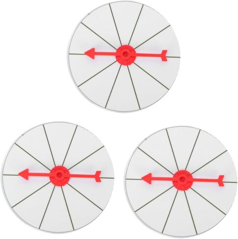 TOYANDONA 3 Pcs Lucky Draw Wheel Prize Draw Wheel Easy As Pie Crossword Puzzles Spiral Bound for Game Prize Wheel Large Prize Wheel Number Puzzle Game Turn Plate Foam Lock Box Portable Child in Kuwait