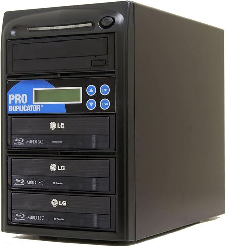 Produplicator 1 to 10 Blu-ray CD DVD SATA Daisy Chain Ready Duplicator (14x/22x/48x Burners, 500GB HDD) in Saudi Arabia