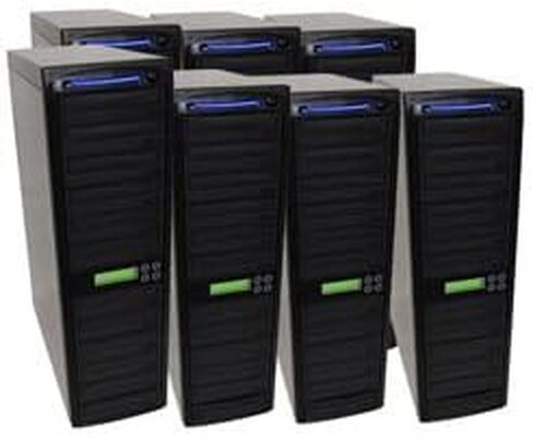 Produplicator 1 to 10 Blu-ray CD DVD SATA Daisy Chain Ready Duplicator (14x/22x/48x Burners, 500GB HDD) in Saudi Arabia