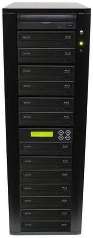 Produplicator 1 to 10 Blu-ray CD DVD SATA Daisy Chain Ready Duplicator (14x/22x/48x Burners, 500GB HDD) in Saudi Arabia