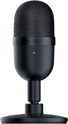 ميكروفون البث USB Razer Seiren Mini فائق الصغر: مقاوم للصدمات - أسود (متجدد) in Saudi Arabia