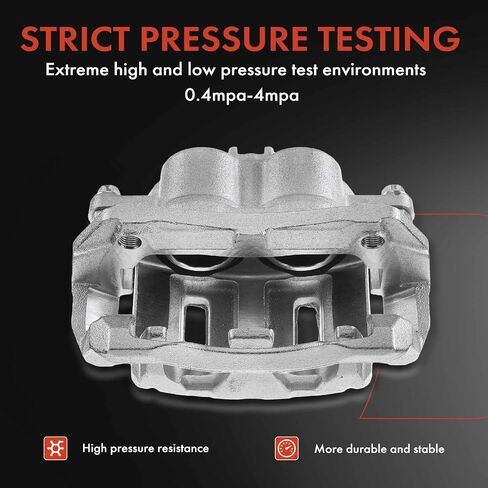 مجموعة فرجار قرص الفرامل A-Premium مع دعامة متوافقة مع موديلات مختارة من Honda وAcura - CR-V 07-11، Odyssey 05-10، Accord Crosstour 10-11، RDX 07-12، Crosstour 12-15 - الجانب الأمامي in Kuwait