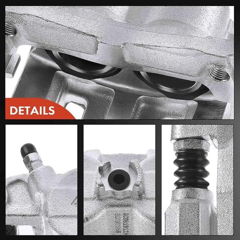 مجموعة فرجار قرص الفرامل A-Premium مع دعامة متوافقة مع موديلات مختارة من Honda وAcura - CR-V 07-11، Odyssey 05-10، Accord Crosstour 10-11، RDX 07-12، Crosstour 12-15 - الجانب الأمامي in Kuwait