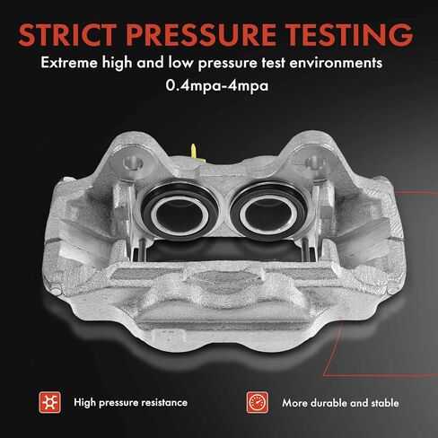 A-Premium Disc Brake Caliper Assembly Compatible with Select Toyota Models - Sequoia 2001-2002 4.7L, Tundra 2000-2003 3.4L 4.7L - Front Left Driver Side in Kuwait
