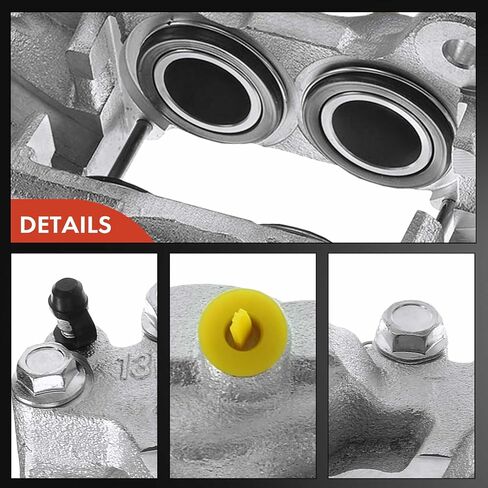 A-Premium Disc Brake Caliper Assembly Compatible with Select Toyota Models - Sequoia 2001-2002 4.7L, Tundra 2000-2003 3.4L 4.7L - Front Left Driver Side in Kuwait