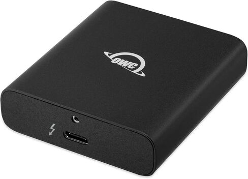 OWC Thunderbolt Dual Displayport Adapter, Dual displays up to 4K @ 60Hz, Single display up to 8K @ 30Hz, 2 DisplayPort 1.4 ports, Compatible with Mac and PC Thunderbolt (USB-C) devices, cable included in Saudi Arabia