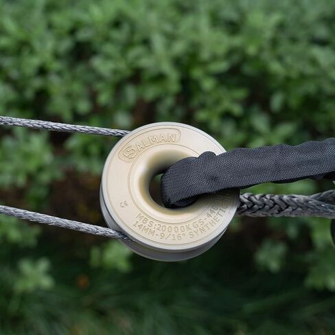 44000lbs سبائك الألومنيوم 7075 ونش انتزاع الانتعاش الدائري 40 مللي متر ثقب ضياء ونش ملحق in Kuwait