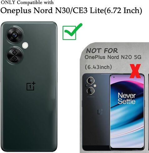 حافظة لهاتف OnePlus Nord N30 5G، حافظة Oneplus Nord CE 3 Lite 5G شفافة وواقي شاشة مدمج للجنسين مقاوم للصدمات ومرن من مادة TPU المرنة ذات المقاس النحيف للهاتف الواقي الشفاف غطاء شفاف كريستالي in Kuwait