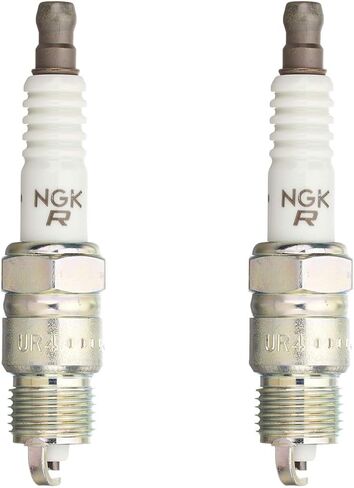 NGK (6630) UR4 V-Power Spark Plug، عبوة من قطعة واحدة، مقاس واحد in Saudi Arabia