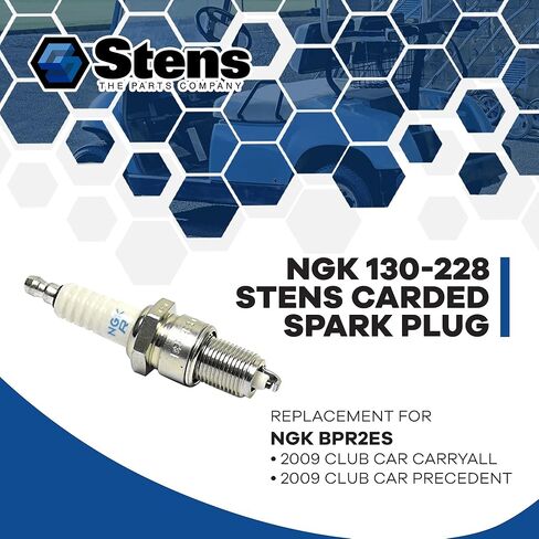 NGK Stens 130-264 Spark Plug متوافق مع/استبدال NGK، Yamaha OEM: NGK-BR4ES-00 BR4ES 1097، 621-1097 39093 2815، 001-097 NGK-BR4ES-00؛ إن جي كيه: BR4ES، 1097 in Kuwait