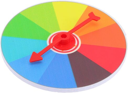Vaguelly Wall Mount Color Prize Wheel: 10 Slot Activities Spinning Game Spinning Win The Fortune Game in Saudi Arabia