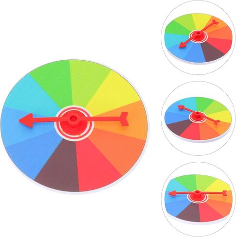 Vaguelly Wall Mount Color Prize Wheel: 10 Slot Activities Spinning Game Spinning Win The Fortune Game in Saudi Arabia