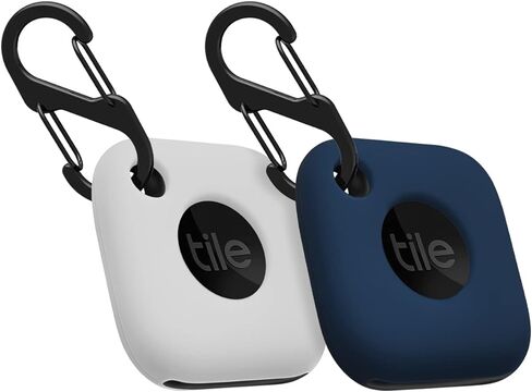 حافظة سيليكون Geiomoo لهاتف Tile Mate 2022، غطاء ناعم مقاوم للخدش مع حلقة تسلق (عبوتان أسود + أحمر) in Kuwait