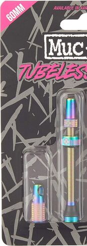 Muc Off 1051 صمامات بريستا سوداء بدون أنابيب، 44 مم - صمامات دراجة ممتازة مانعة للتسرب مع أداة إزالة صمام أساسية مدمجة in Saudi Arabia