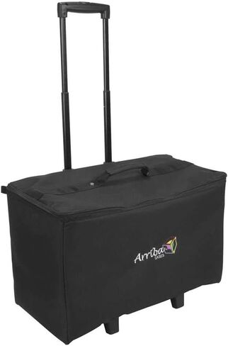 Arriba Padded Multi Purpose Case Acr-22 Bottom Rolling Stackable Case Dims 22X12X15 Inches in Saudi Arabia