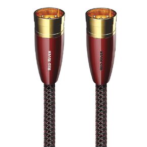 AudioQuest Red River XLR to XLR Analog Audio Interconnect Cables - 2.46' (0.75m) - 2-Pack