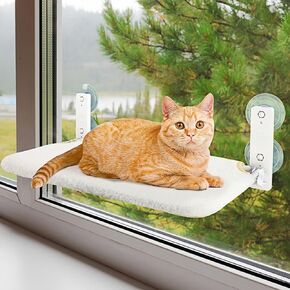 Cat Window Hammock, Foldable Cat Window Perch with Strong Suction Cups