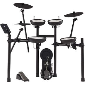 Roland TD-07KV Electronic V-Drums Kit – Legendary Dual-Ply All Mesh Head kit with superior expression and playability – Bluetooth Audio & MIDI – USB for recording audio and MIDI data – 40 FREE Melodic