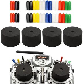 أغطية مفتاح جهاز إرسال RC وحزمة غلاف الحماية لوقاية العصاد لـ Jumper T16 T18 Frsky X9D QX7 Flysky spektrum dx8e