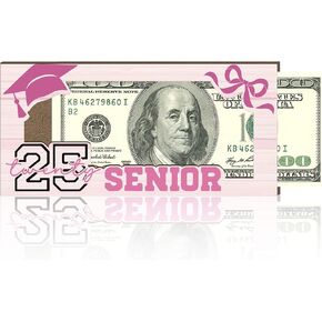 1 مجموعة التخرج حامل المال هدية التخرج الخشبية مربع بطاقة الحامل النقدي لعام 2025 هدية أموال كبار لابن الابنة صديق التخرج ديكورات حفلة-A02