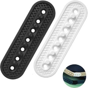 2 Pcs Snapback Extender, Adjustable Hat Extender Snapback, Plastic Hat Extenders, Cap Half Size Extenders With Holes, Hats Snap Buckle Replacement for Fitted Caps, Baseball Hats
