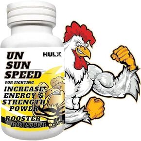 Okiko 80 Capsule ، Rooster Booster Un Seed Speed ​​Vitamins Health Chicken Energy Super Energy ، وأقوى وأكثر طاقة صحية صحية التغذية لدواجن الطيور