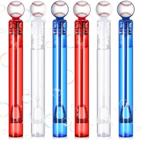 24 PCS Baseball Bubble Wands Baseball Party Form