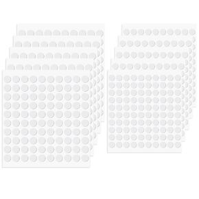10 Sheet Foam Dots Double-Sided 1000 Pcs Round Adhesive 3D Craft Foam Tape for Scrapbooking Mini Foam Stickers for Art Crafts DIY Handmade Card Making (0.3 inch & 0.4 inch)