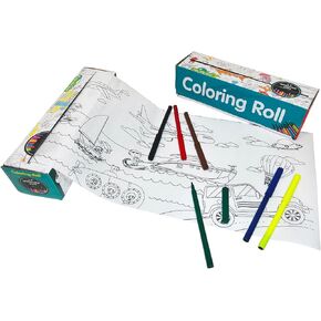 Streamline Imagined Jumbo Coloring Roll with 6 Piece Marker Set - Underwater World in Kuwait