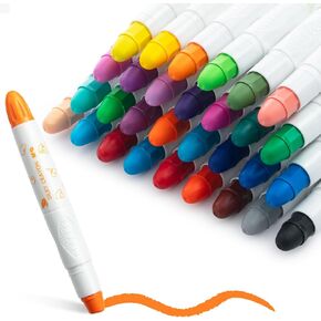 M&G 36 Colors Upgraded Food-grade Paint Sticks, Tempera paint sticks set, Washable paint, Non- Toxic, No Mess Quick Drying Art Supplies for Toddlers and Kids