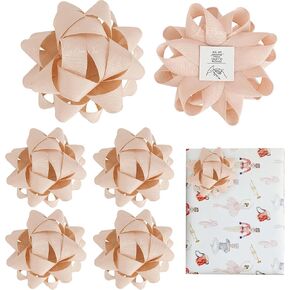 4.5 بوصة لايم الأخضر Grosgrain Ribbon Gift Bow ، حزمة من 6 ، لذيذ ، مثالي لالتفاف الهدايا ، أعياد الميلاد ، استحمام الأطفال ، عيد الميلاد ، المناسبات غير الرسمية