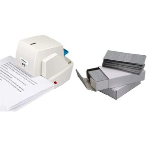 electric flat-clinch stapler+7000 staples