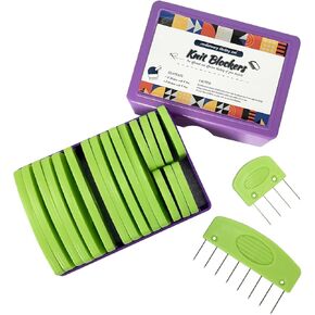 20pcs حاصرات متماسكة طقم ، حظر متماسكة لأمهات الحجب للكروشيت حصيرة حصيرة حصيرة ، دبابيس حظر الكروشيه لمشاريع الكروشيه.